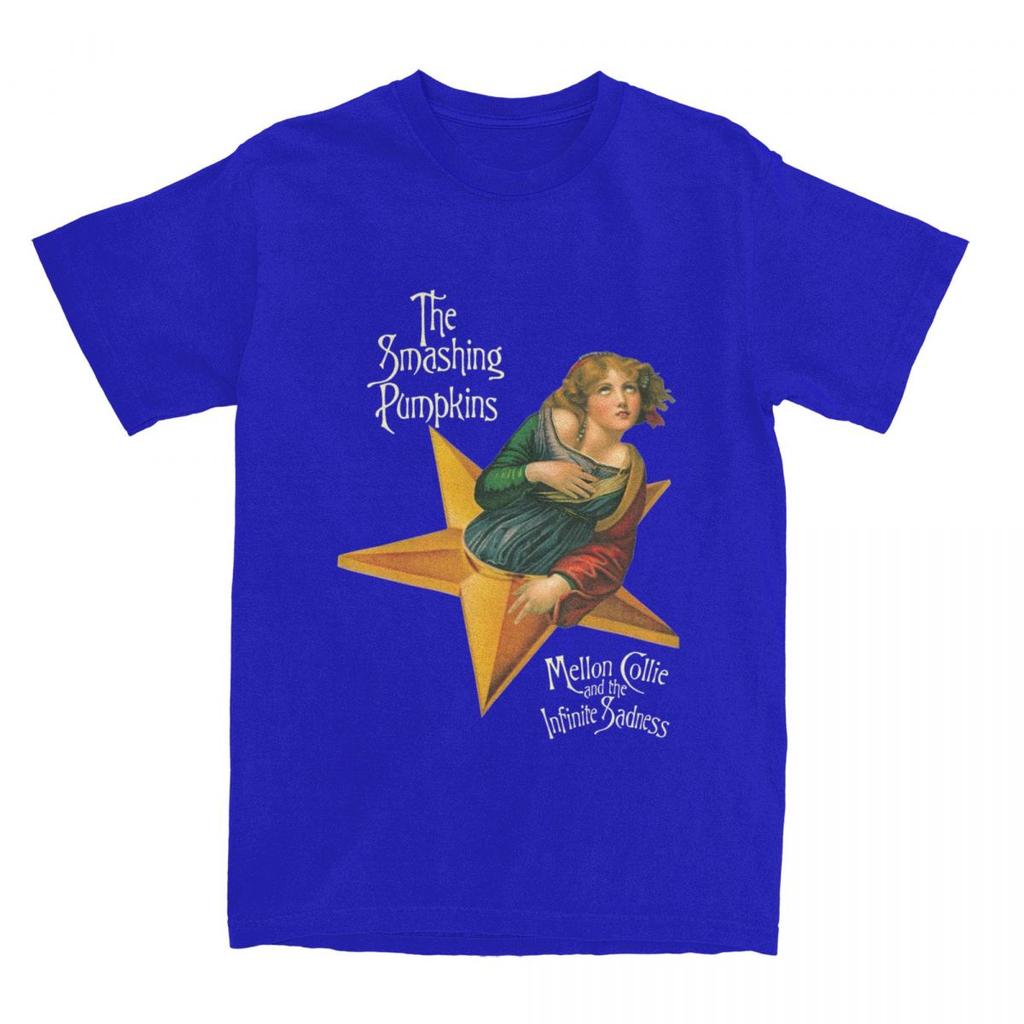 Футболка The Smashing Pumpkins Пляжная Mellon Collie and the Infinite Sadness YK Футболки Хлопковая Футболка Для Унисекса Топ Футболки