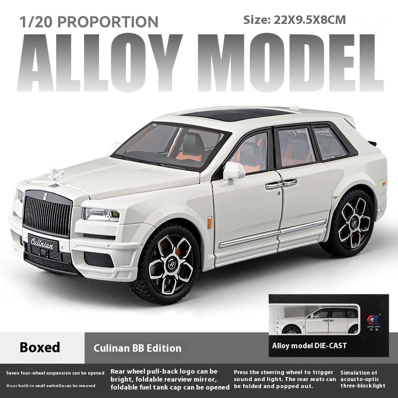 1/20 Rolls Royce Cullinan Роскошный Внедорожник Металлический Литой Модель Автомобиля Коллекция Хобби Украшение Праздничные Подарки Бойфренд