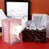 Коробка Силиконовые формы из смолы Кристаллические формы для DIY Цветочный горшок Шкатулка для мелочей Салфетница Поделки Декор для дома Шкатулка для хранения украшений