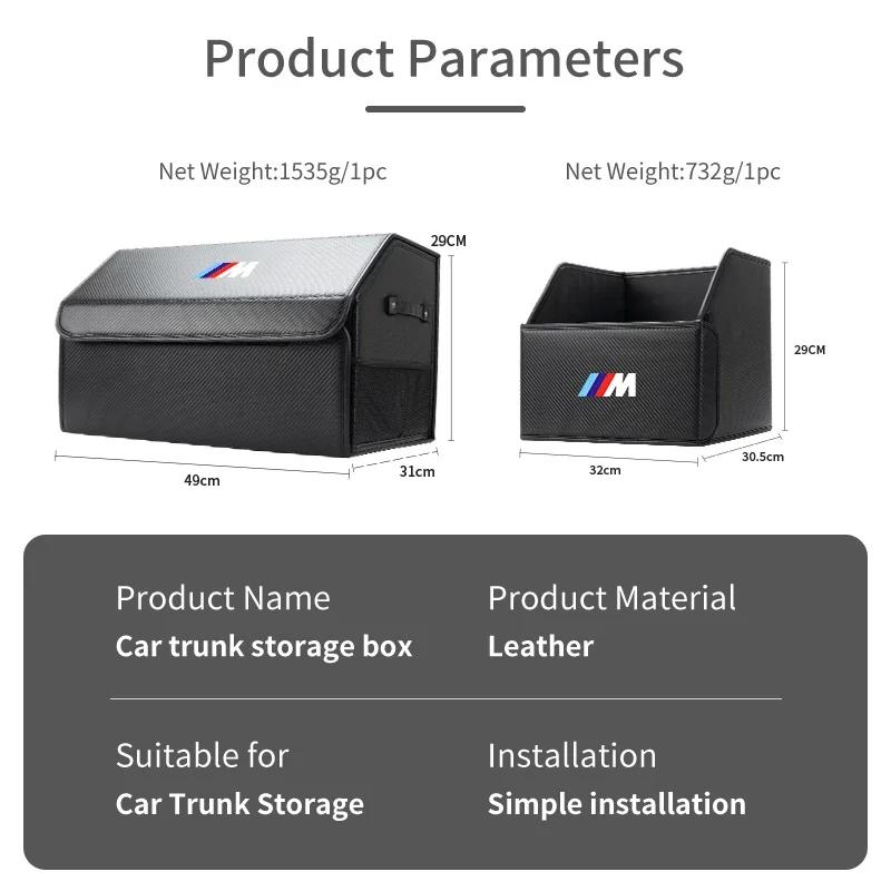 KWYP9 Hot Car Trunk Storage Box Collapsible Camping Bag Toolbox For BMW M Performance F30 F20 F10 F40 E92 E91 G20 G30 G02 G32 F3