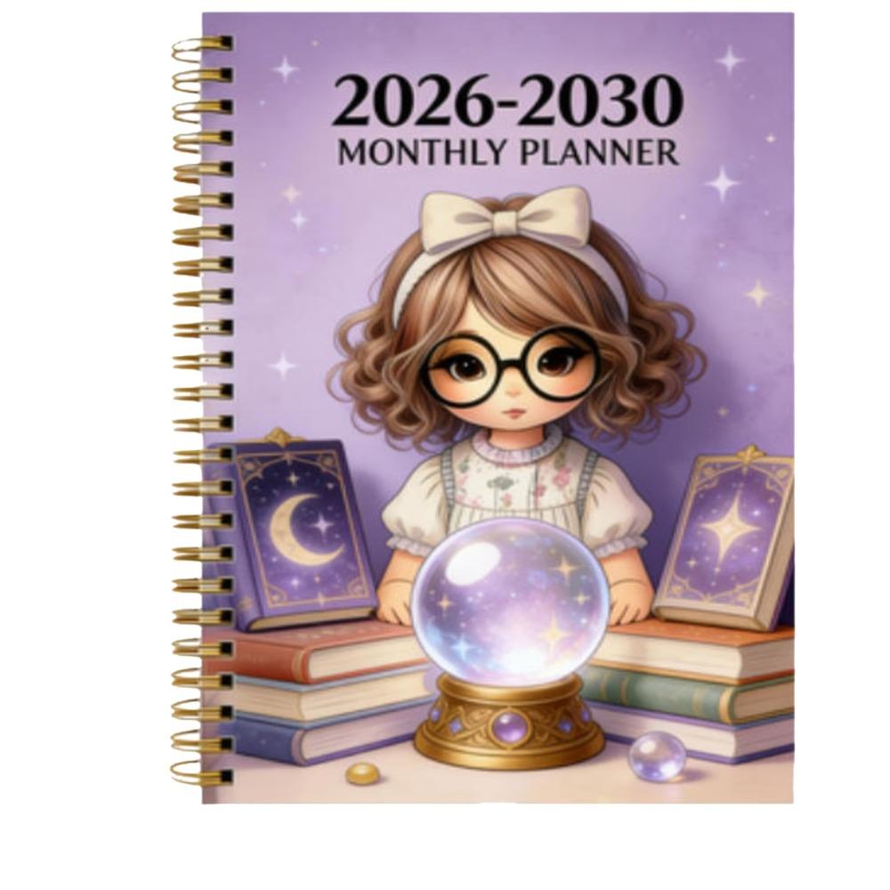Thick Paper 2026-2030 Planning Notebook Wear-resistant To-do List Notebook Book-Lover