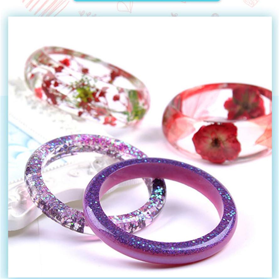 10 шт DIY браслет ювелирные изделия литья формы силиконовые смолы ювелирные формы набор для смолы эпоксидной смолы