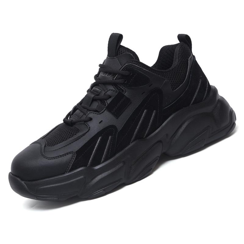 Новая защитная обувь, мужская обувь со стальным носком, противоразрывная, противоколотая защитная обувь, противоожоговая, износостойкая, дышащая, легкая.