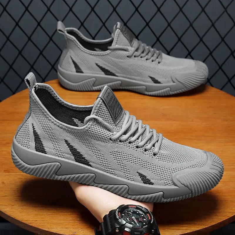 FashionLightweight Tennis Sneakers Flat Casual Shoes for Men Mesh Shipping Free Size 44 Elegant 45 Comfortable Offer Walking Man Shoe