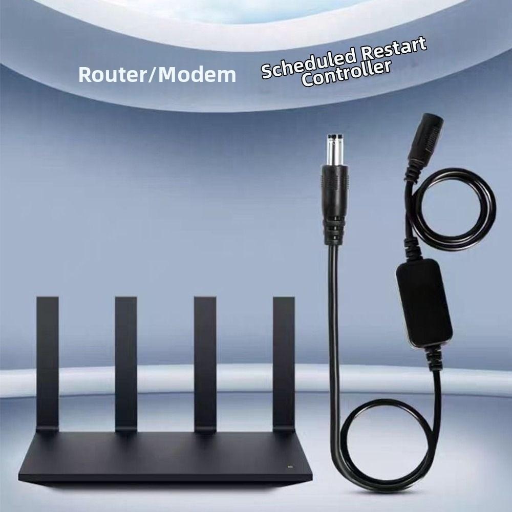 24H Timing Router Reset Module DC 5V-15V Router Automatic Reset Line  Network Optimization