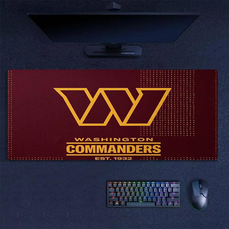 Washington Football Color Mouse Pad Large Gaming Table Cushion Non-slip Laptop Tablet Big Mousepad XXL Mat Mini PC Playmat With Lock edge