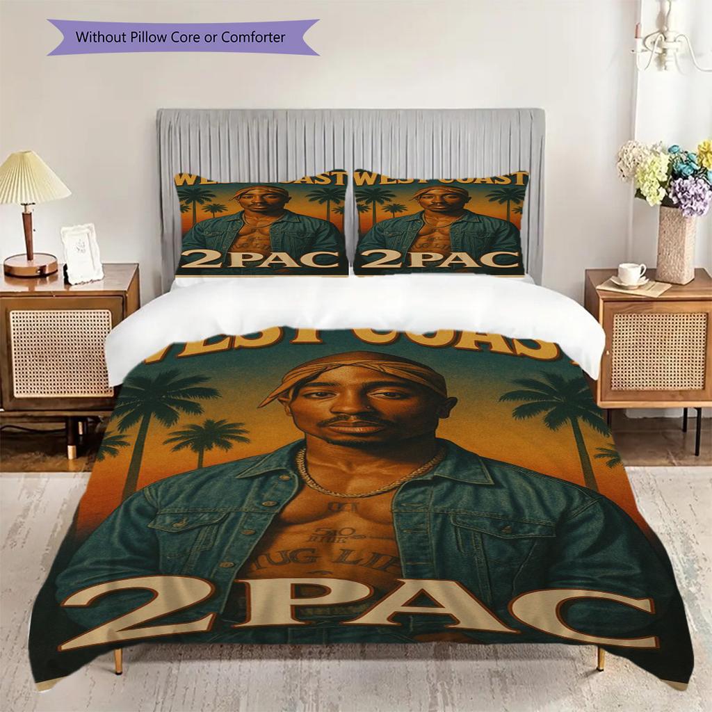 Rise Outlawz Makaveli'S Legacy Threepiece Set 1 Duvet Cover 2 Pillowcase Without Core Duvet Cover And Pillowcase Bedding Set