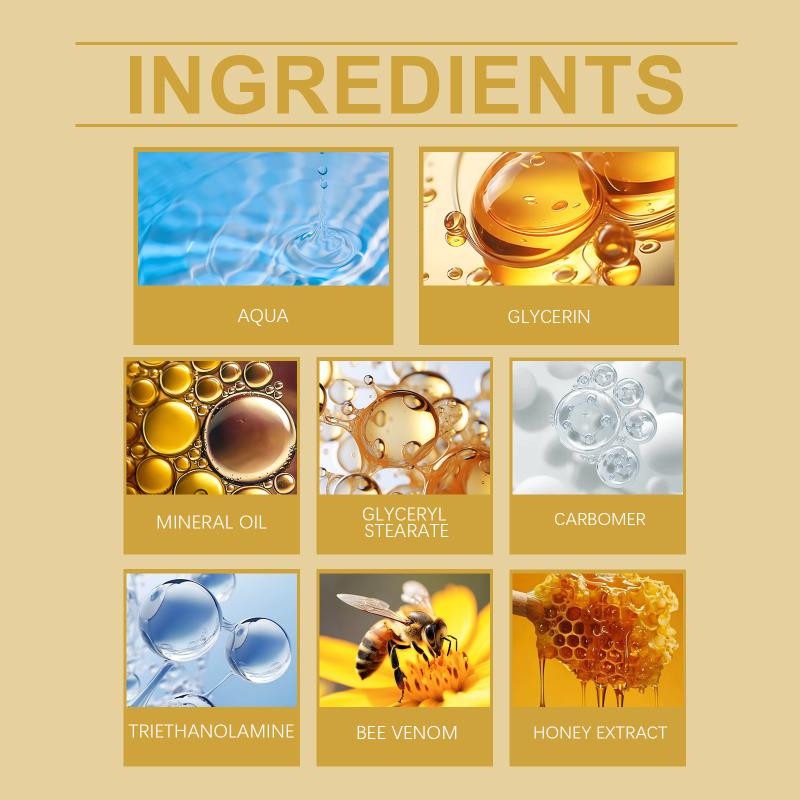 Houkea Bee Venom Body Firming Cream Keep Moisturizing Improve Elasticity Lifting Tighten Nourish Dry Skin Care Cream