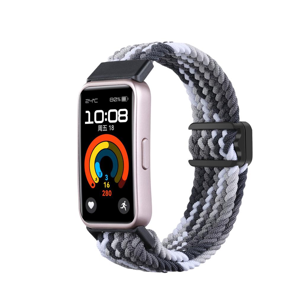 Magnetic Braided Loop for Huawei Band 9 8 Strap Accessories Adjustable Wristband Elastic Nylon Bracelet Correa Huawei Band9 band