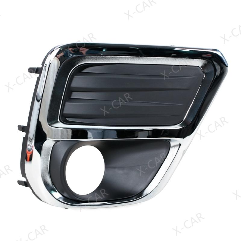 Car Front Bumper Fog Lamp Foglight Cover Frame Trim Cap Hood Lid Bezel For Subaru Forester SK