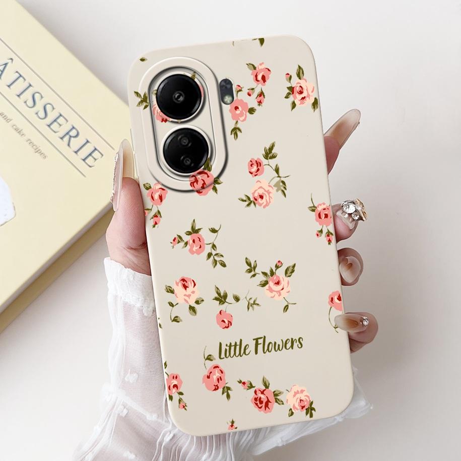 For Xiaomi Redmi 13C 4G Case Cute Cartoon Panda Capa Shockproof Silicone Phone Cover For Xiaomi Poco C65 Redmi13C 13 C 4G Bumper