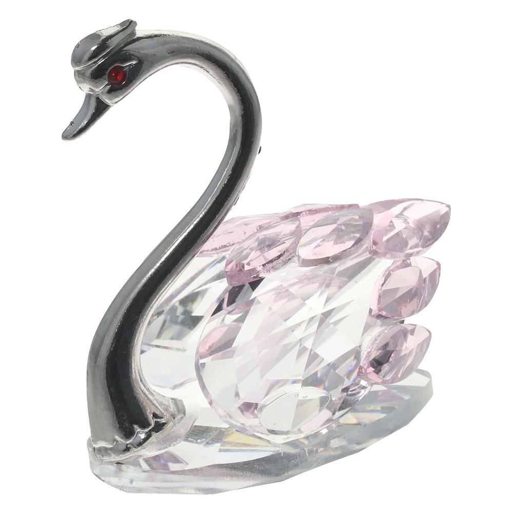 Crystal Crystal Swan Ornament Swan Beautiful Glass Ornaments Fashion Swan Ornament Home