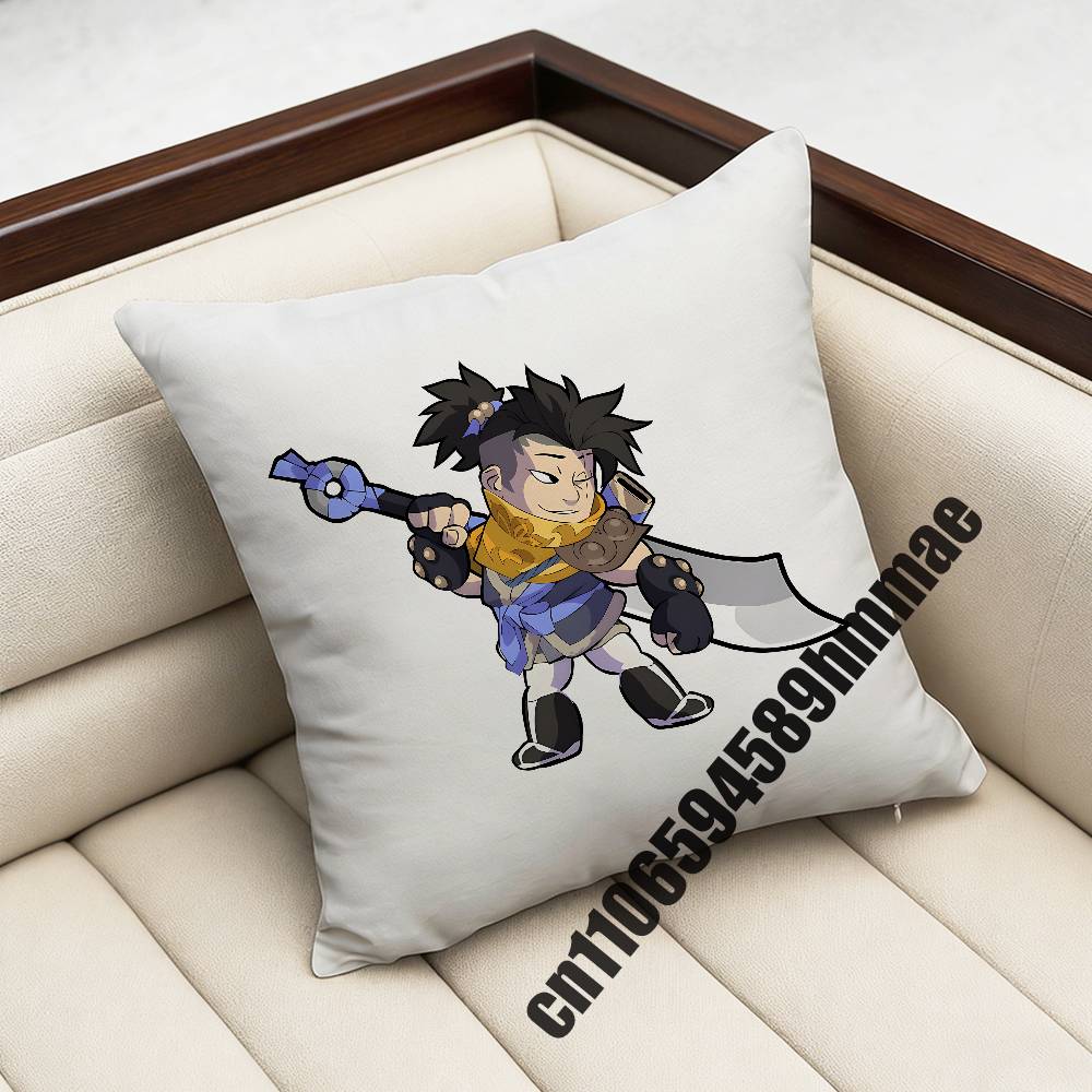 For B-Brawlhalla Throw Pillow Case Sham 45X45Cm 35X35Cm Square Bedroom Pillowcase Cushion Cover