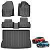 Jiooy Toyota RAIZE Floor Second Floor and Luggage RAIZE Car Daihatsu Rocky Trunk 3D Floor High Accessories 4-Piece Set Mats, Mat, Mat; Mats, Mat,