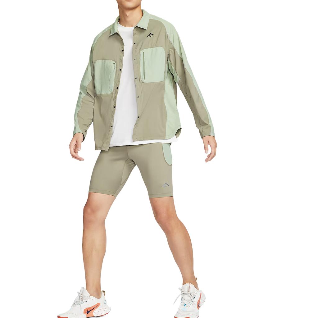 Nike Dri-FIT ADV Lava Loops Удобные Универсальные Простые Модные Спортивные Шорты Мужские шорты Светло-армейский-зеленый HJ4171-320