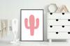 Picture poster In a frame A4 cm Cactus PD136