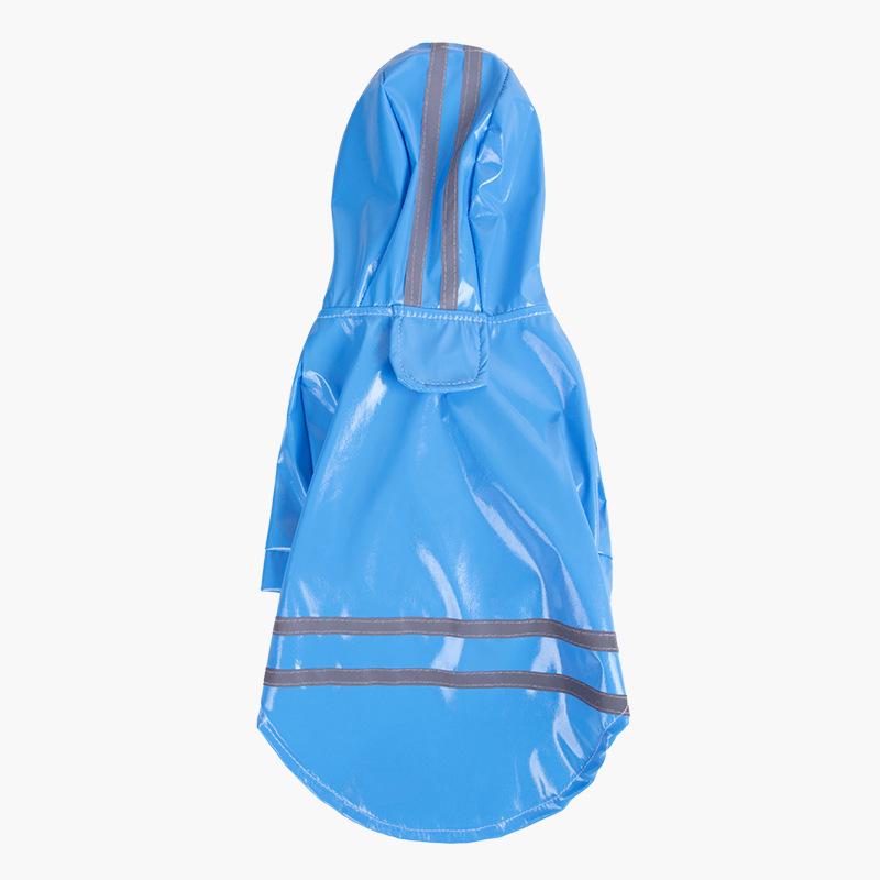 Dog Clothes Hooded Raincoats Reflective Strip Dogs Rain Coat Waterproof Jackets Outdoor Breathable Clothes for Puppies Raincoat