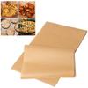 [Food-Ready] Unbleached Cooking Sheets, Oven Paper, Baking Sheets, 100-Piece Set, Reusable, Large Capacity, Disposable, for Deep Frying, Confectionery