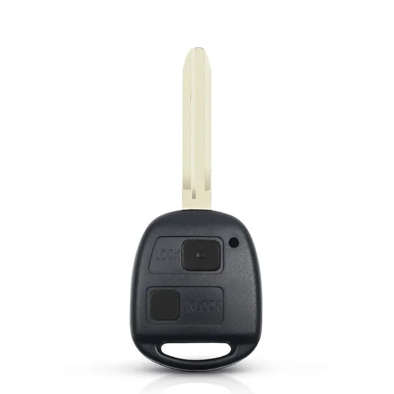 KEYYOU 10pcs For Toyota Corolla Land Cruiser YARIS CAMRY RAV4 Lexus RX300 LS400 GX460 Remote Key Shell Case TOY43 TOY48 TOY47