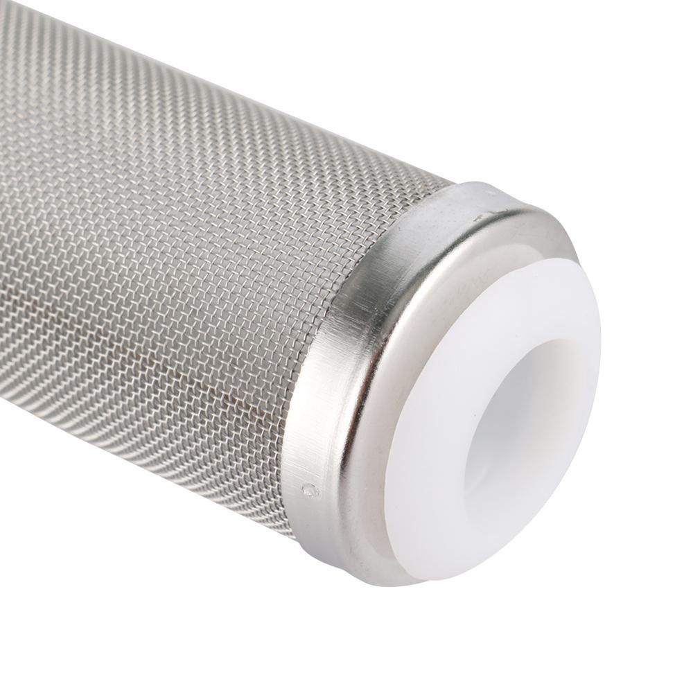 Cylinder Aquarium Inflow Inlet Filter Useful Stainless Steel Water Inlet Protective Sleeve 12mm/16mm Durable
