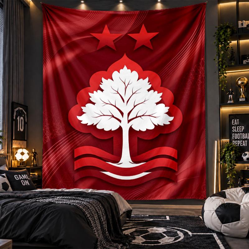 Wall Hanging Tapestry Nottingham Forest Print Cloth for Living Room Bedroom Home Decor