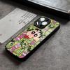 Crayon Shin-chans Phone Case For IPhone 16 Pro Max 15 Plus 14 Pro 12 11 13 Mini X XR XS Max 8 7 Plus SE Glass Cover