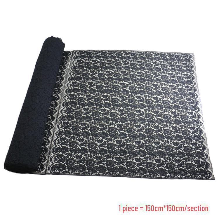 Ткань кружева с полыми кисточками для модных платьев