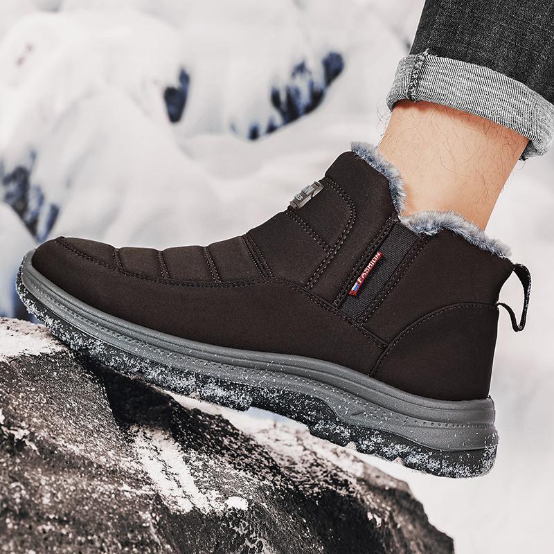 MCTIN Осенне-зимние женские толстые теплые спортивные туфли с нескользящей амортизацией, легкие высокие мужские кроссовки