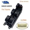 84820-60090 Для Toyota 1997-2001 Camry 1998-2002 Corolla 1997-1999 Avalon Кнопка управления переключателем электрического стеклоподъемника Автоаксессуары