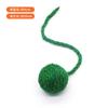 Pet Sisal Rope Weave Ball Cat Teaser Toy Interactive Chewing Scratch Catch Rattle Play Toy For Cats Kitten Accessories