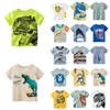Unisex Baby T-Shirt Cotton Cute Cartoon  Pattern Tops For 1-7 Years Old