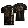 Men's Casual Short Sleeve T-Shirt Mexico Lettering Graphic Print Crew Neck Lightweight Soft Fabric Comfortable Fit