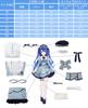 VTuber Cosplay Amamiya Kokoro Cosplay Costume VTuber Cosplay Amamiya Kokoro Cosplay Costume Amamiya Amiya Virtual YouTuber VTuber Cosplay Nijisanji