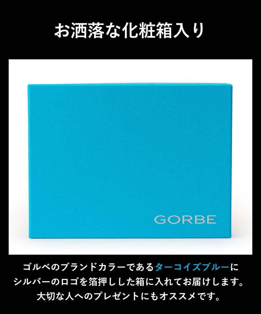 Golbe Мужской умный кошелек-бифолд из итальянской кожи (черный)