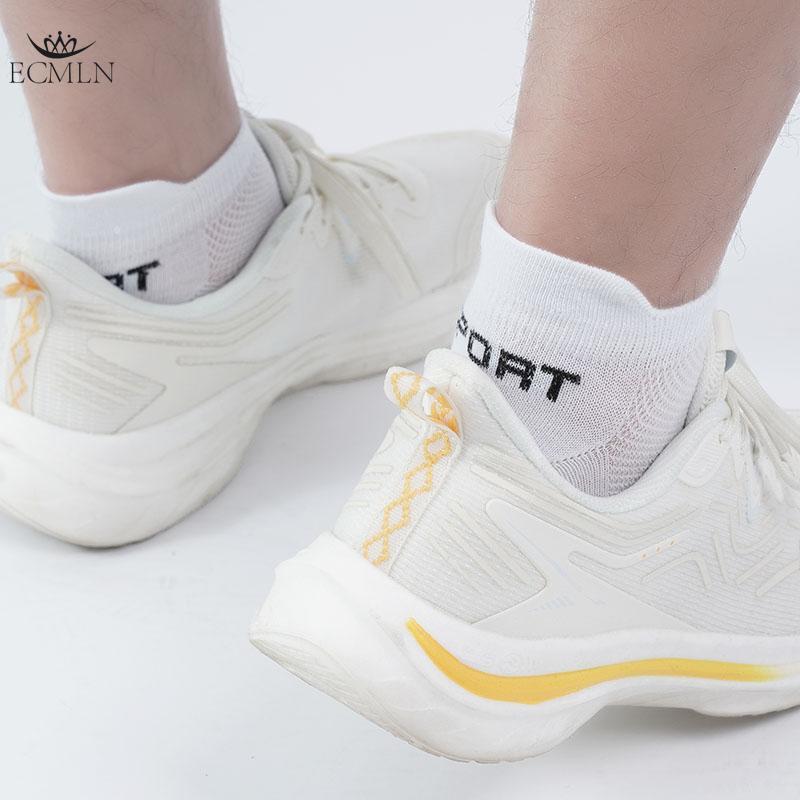 5 пар/лот высококачественные мужские носки до щиколотки из дышащего хлопка, спортивные сетчатые, повседневные, спортивные, тонкие, короткие, носки Sokken больших размеров