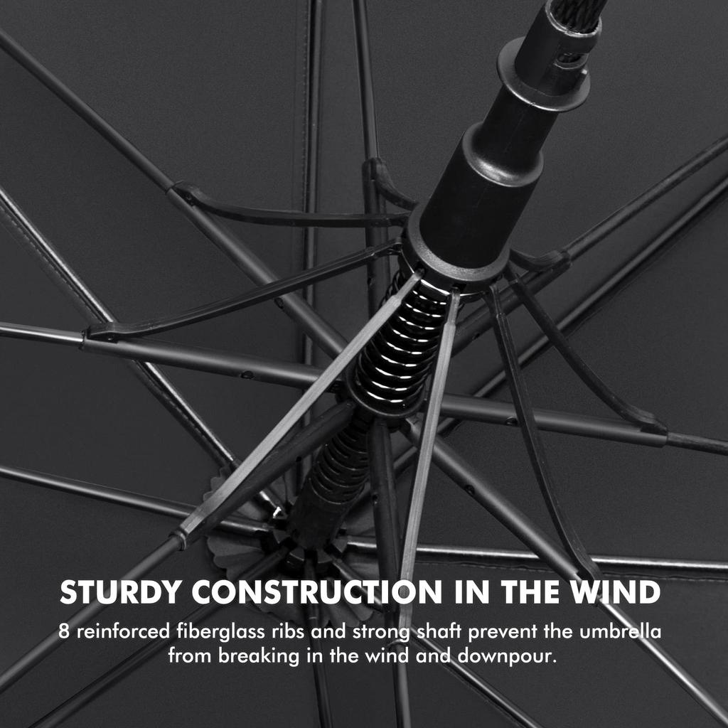 NINEMAX Golf Супер Идеально для Сильного Дождя и Сильного Дождя и Включает Чехол для Хранения для Мужчин и Зонт, 54/62/68 Дюймов, Двухслойный, Большой,