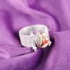 Rare Orange Copper Turquoise Gemstone 925 Sterling Silver Jewelry Handmade Ring RR-22-37