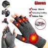 Unisex Therapy Gloves Compression Ease Muscle Tension Relieve Carpal Tunnel Aches Joint Pain Relief Half Finger Gloves