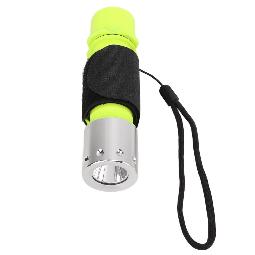 Dive Light LED IPX8 Sturdy Aluminum Alloy Portable Lightweight Wide Application Flashlight