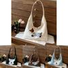 Stylish And Cute Tote Bag For Women In Black Brown Blue And Cream Colors Ideal For Daily Use