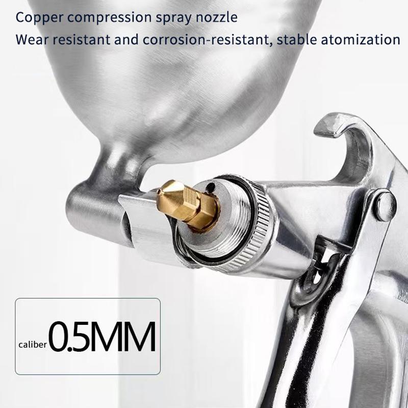 Мини-краскопульт 125 мл, сопло 0,5 мм, пневматический распылитель, профессиональный аэрограф для покраски и ремонта автомобилей