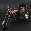 ZK30 Vintage Motorcycle Model Motorcycle Pen Holder Stand Ornaments Office Home Desktop Decor