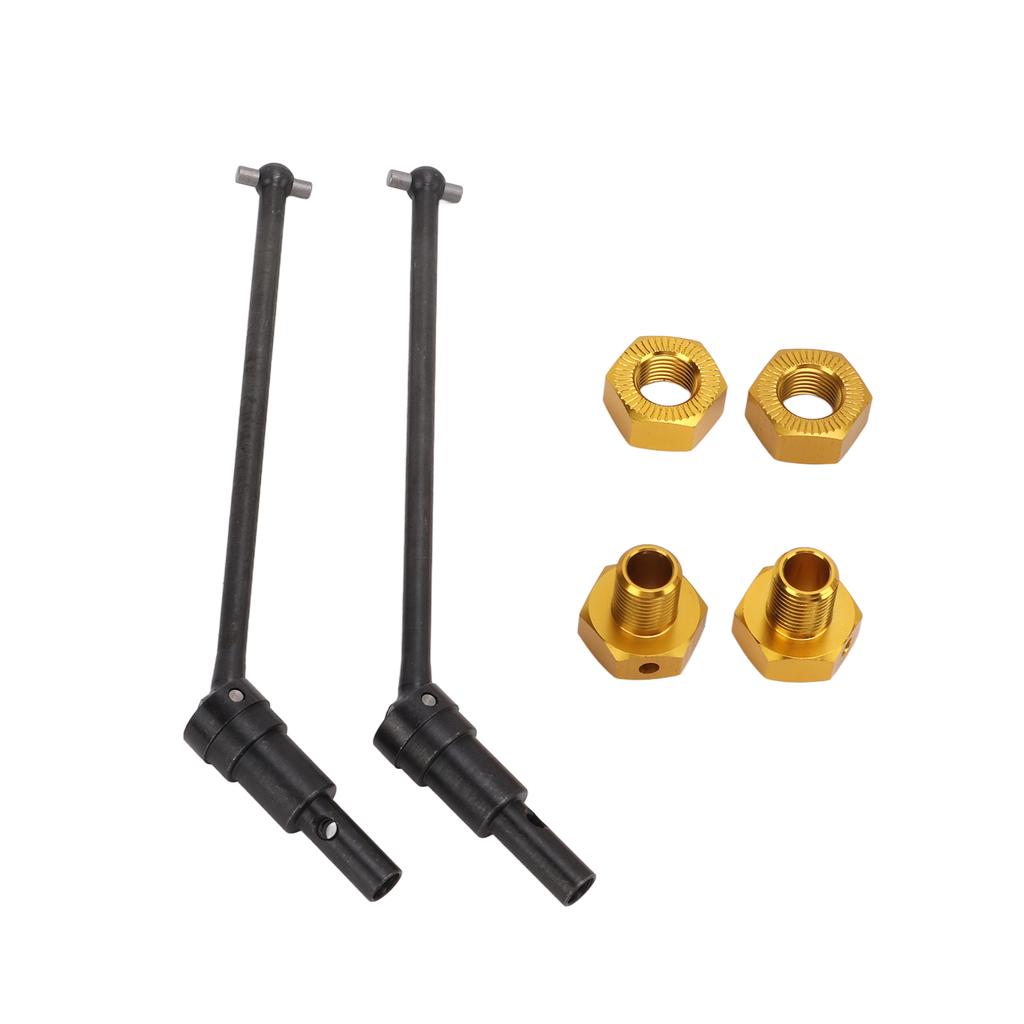 Metal Front and Rear Drive Shaft RC Drive Shaft for JLB 110 RC Car Parts AccessoriesGold