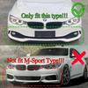 Car Front Bumper Lip Body Kit Spoiler Splitter Bumper Canard Lip For BMW 4 Series F32 F33 F36 420i 425i 430i 420d 435d 2013-2020