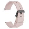 Rubber Strap Silicone 22mm Waterproof Watch Replacement Strap Quick Release Rubber Watch Band Buckle [WOCCI] Pink/Black