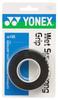 YONEX Grip Wet Super Strong Grip of Black Tennis/Badminton Tape, (Pack 3), AC135,