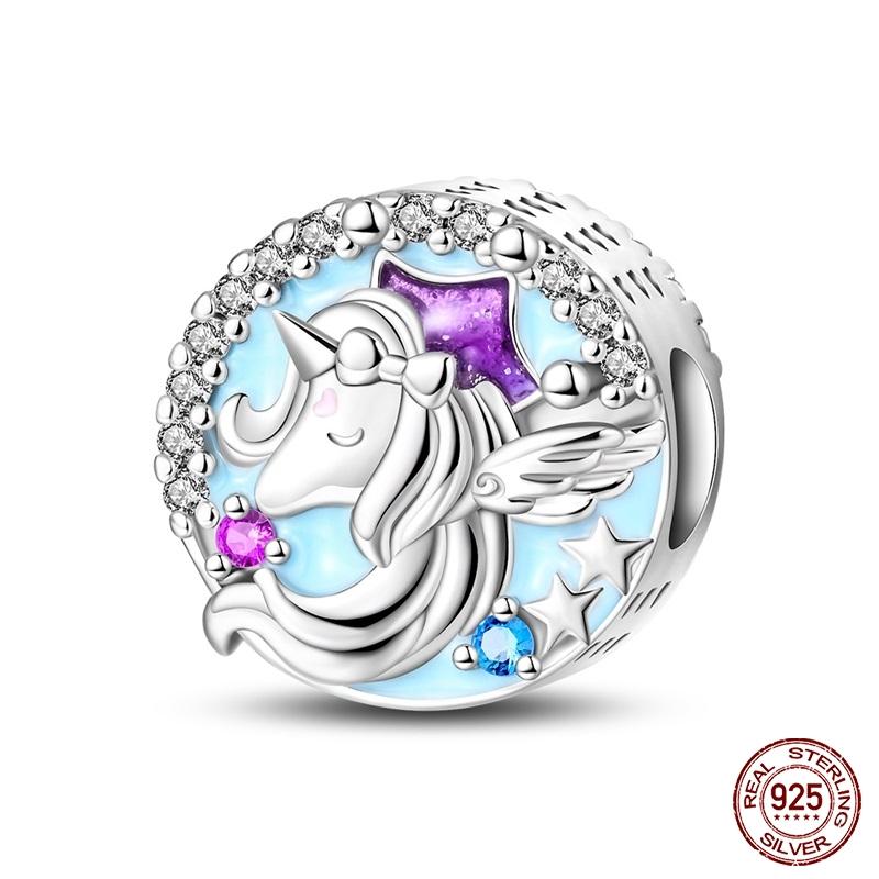 New Copper Cactus Flower Bird Bear Pony Bag Charms Beads Fit Charms Brand Original Bracelet Diy Fine Jewelry Gift