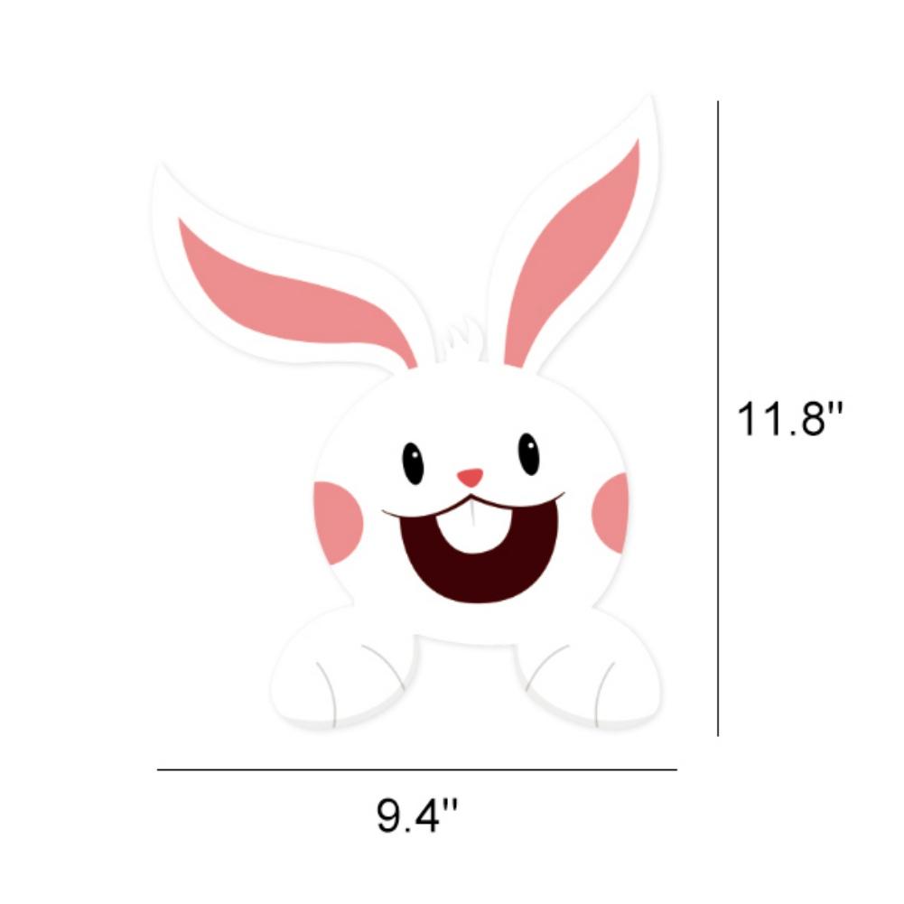 Decorative DIY Christmas Fence Peeker Festival Garden Hanging Decoration Home Outdoor Garden Patio Fence Lawn Sign Decorations