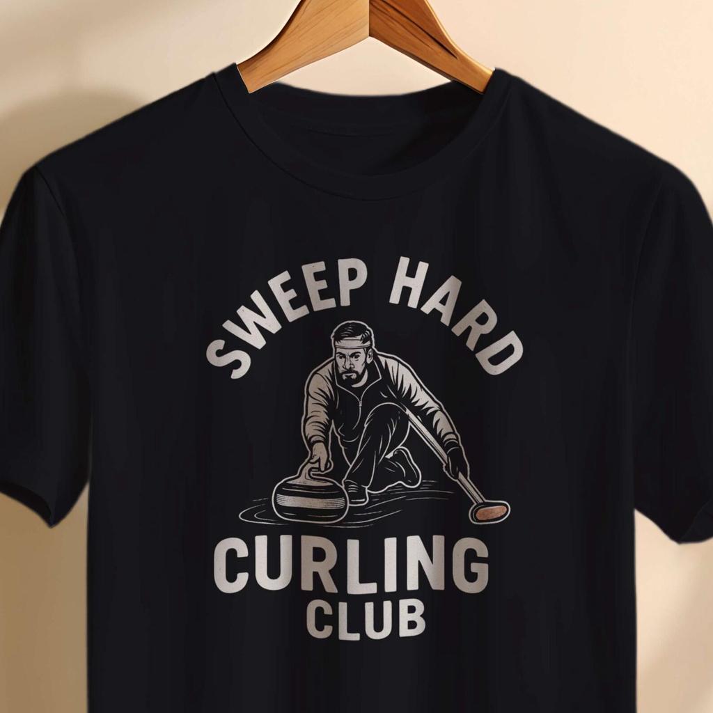 Shirt and kids tshirt Curling Lover Gift Funny, Gift For Curling Player, The Curler Tarot Card Shirt and kids tshirt, Patent Prints, Curling Fans