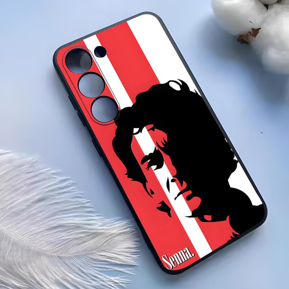 Чехол для телефона Ayrton Senna F1 для Samsung S25 Ultra S24 S23 S22 S21 S20 Plus Fe Galaxy A54 A53 A34 A25 Силиконовый чехол
